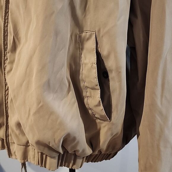 Croft & Barrow Lined Bomber Jacket Collared Men Size Large Vintage Style Grandpa - Picture 10 of 13